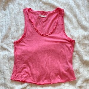 Free People Bright Pink Tank Top